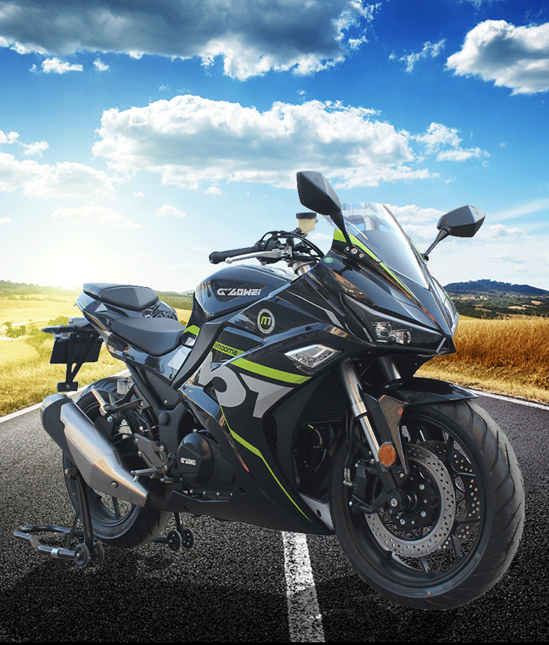 影255s机车摩托车双缸水冷国四电喷重型趴赛跑车整车可上牌颜色备注