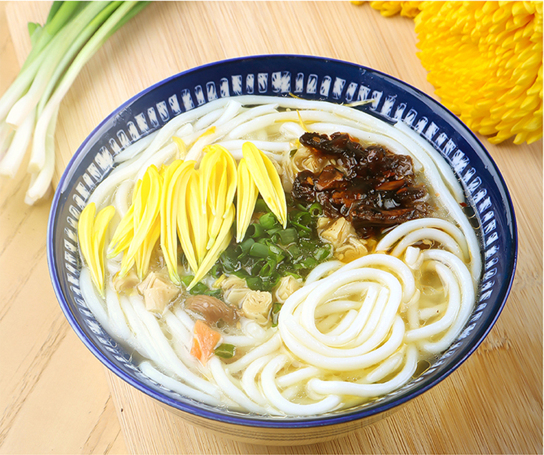 年货节5折 云南菊花过桥米线袋装保鲜米线337g*3袋调味包 菊花过桥