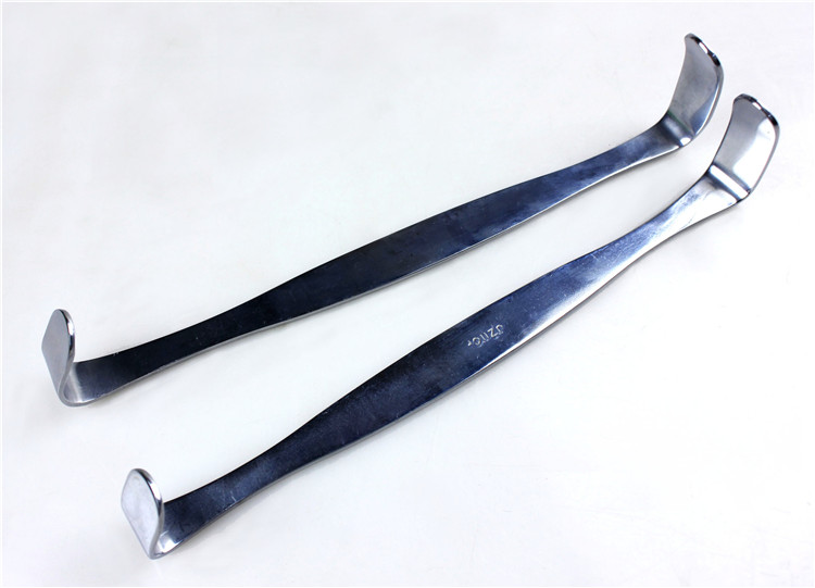 厂jz金钟普外手术器械骨科双头组织拉钩腹壁腹部肌肉深部牵开器拉勾