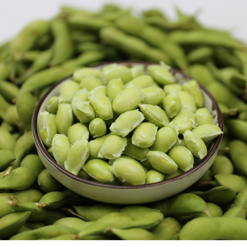 农家新鲜去壳毛豆仁现摘当季新鲜蔬菜精选大豆青毛豆粒1000g