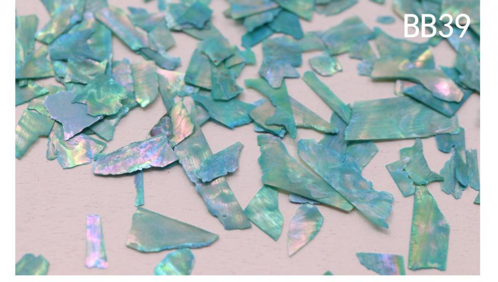 螺钿漆器厂销渐变鲍鱼贝壳片美甲彩色拼画漆画螺钿片diy材料镶嵌漆器