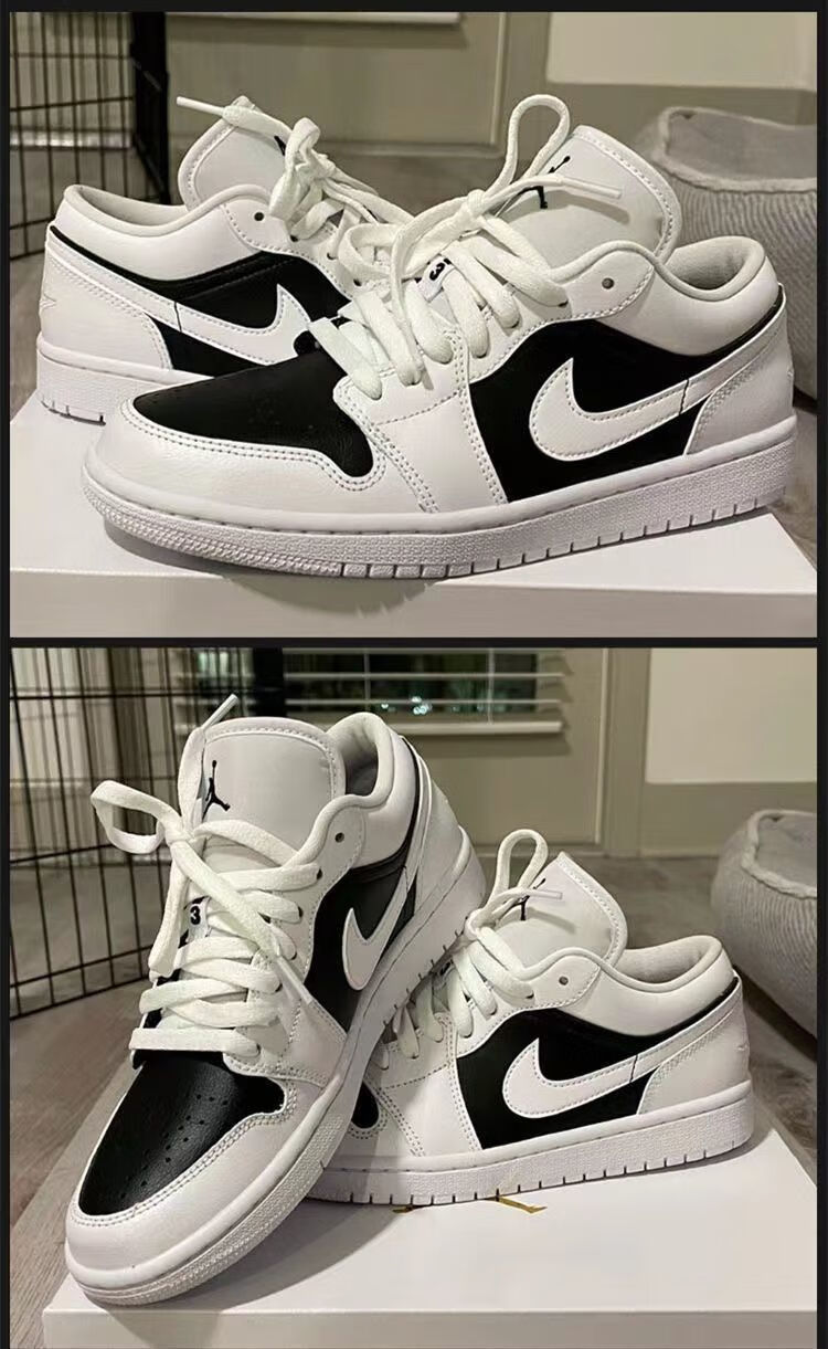 aj1low低帮篮球鞋烟灰闪电倒钩黑白灰小巴黎全明星北卡蓝男女鞋aj1