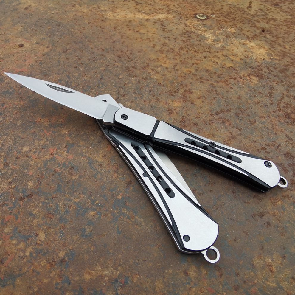 maria cher叠刀折不锈钢迷你小刀锋利随身刃开拆快递开箱便携钥匙扣