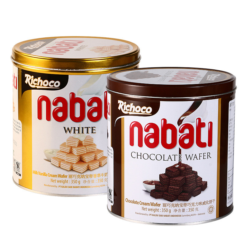 丽芝士richoco丽巧克巧克力威化饼干350g nabati食品 芝士味350g