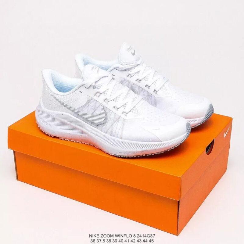 登月气垫运动winflo8男子跑步鞋flywire夏季小白鞋cw34 nike耐·克