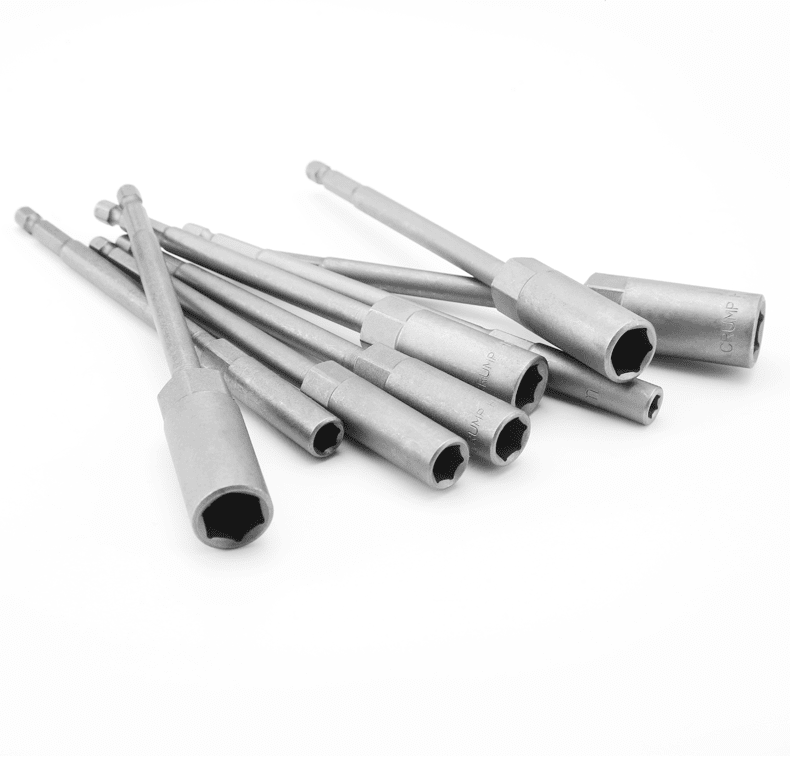 定制外六角套筒头加长加深风批套筒批头六角螺丝刀电钻电动扳手套管头