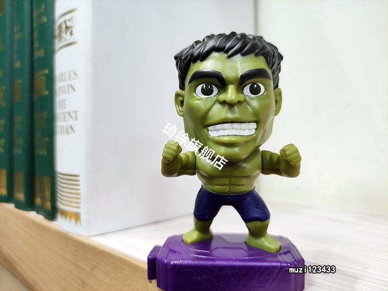 2021新款2021麦当劳玩具漫威复仇者联盟英雄系列队长钢铁侠公仔黑寡妇