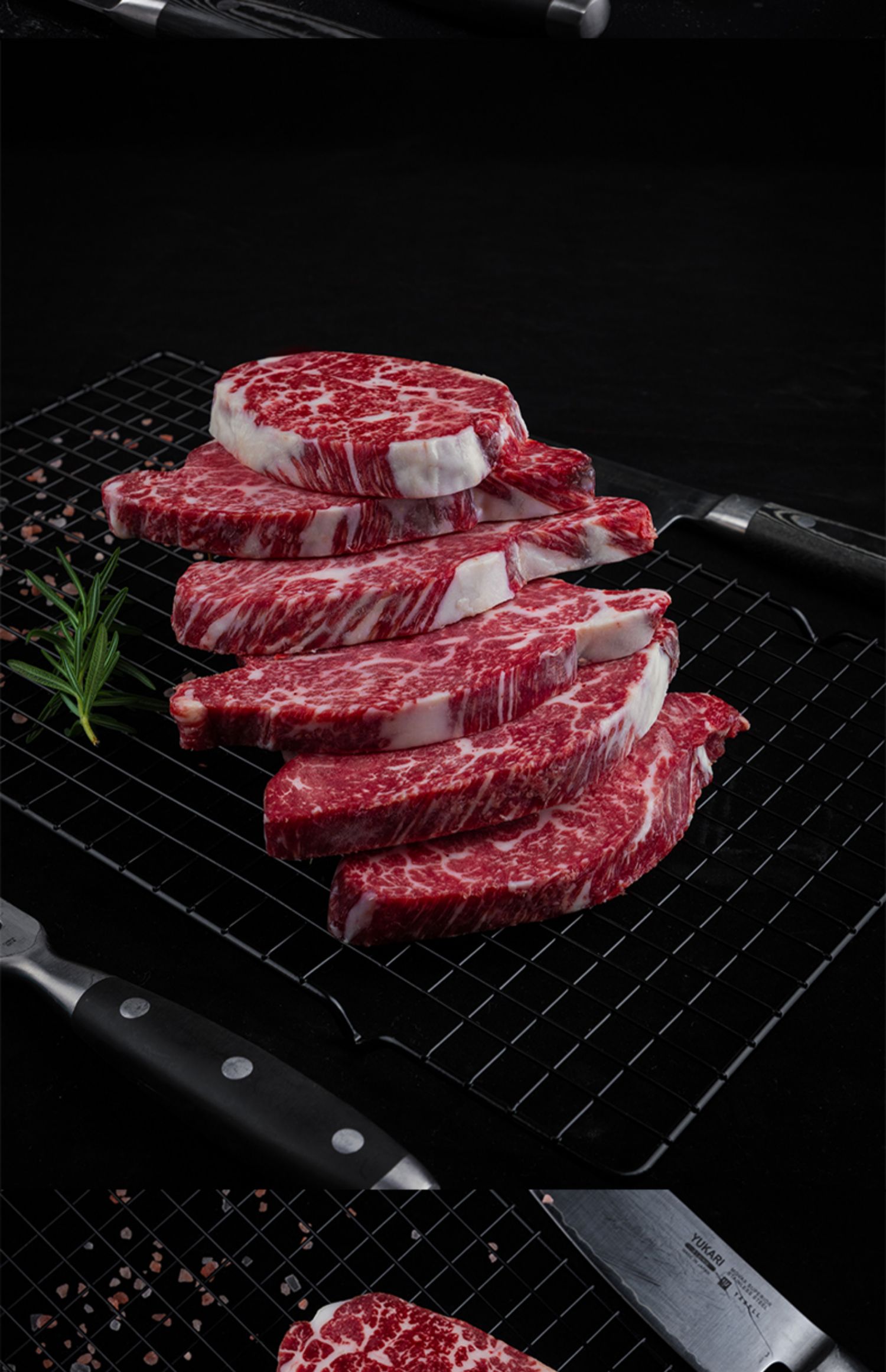 【顺丰速运】澳洲进口和牛m6 雪花 厚切 原切牛排 安格斯眼肉烧烤肉