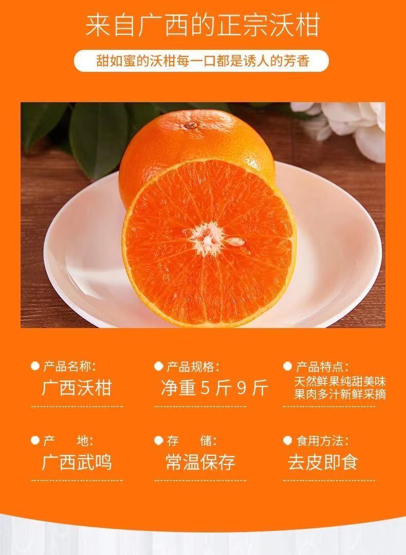【新品种红皮无籽沃柑】广西武鸣沃柑无核纯甜正宗新鲜水果【4月24日