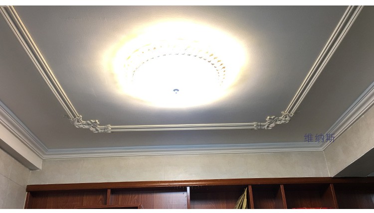 阴角线顶角线欧式天花吊顶装饰pu线条素面棚顶线石膏线装修材料宽10cm