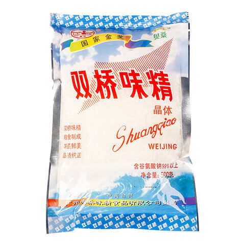 双桥味精1kg500g粗味精粉末幼细小晶体大袋家用商用烧烤凉拌调料 500