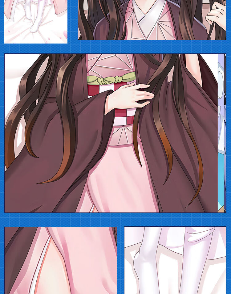 蝴蝶忍周边谷子等身抱枕鬼灭之刃定制炭治郎祢豆子动