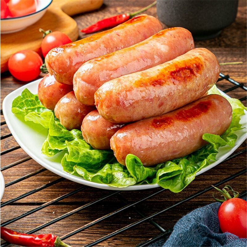 名佑纯肉肠 名佑烤肉肠火山石烤肠600g纯肉肠原味黑椒地道肠热狗肠烤