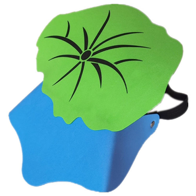 痞幼同款帽子荷叶圆圆头饰小青蛙头套儿童表演道具小鱼帽子幼儿园话剧