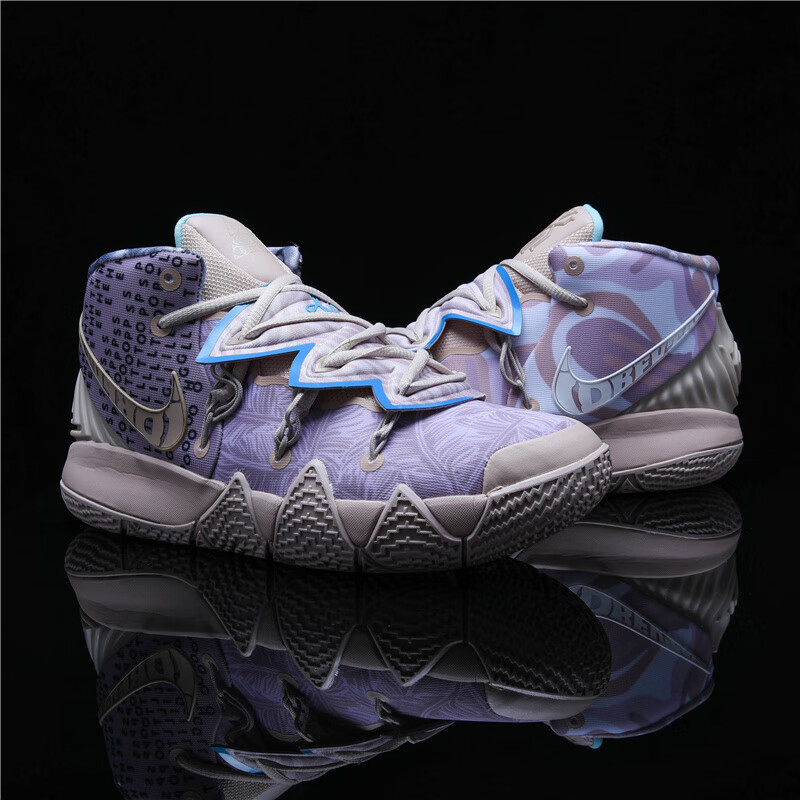 博欧文男鞋欧文s2篮球鞋扎染拼接鸳鸯蓝白蓝褐限量版7代气垫运动鞋67