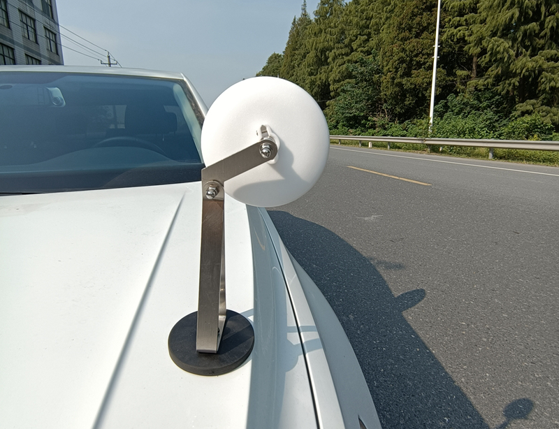 教练车辅助后视镜加装机盖磁铁专用倒车头前镜子吸盘式盲区小圆镜 大d