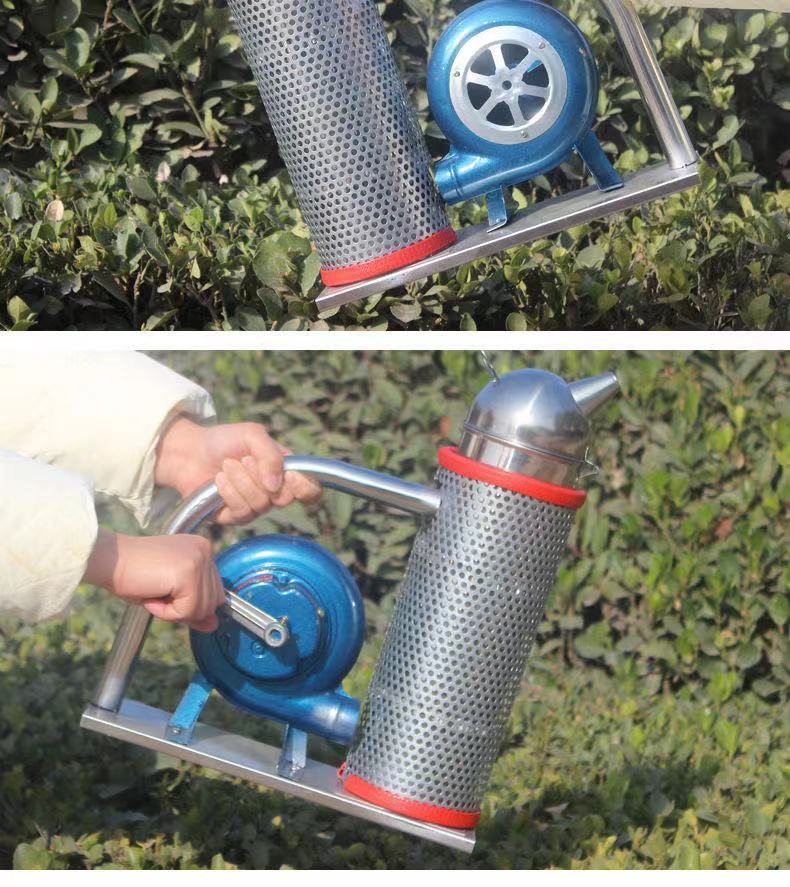 喷烟器不锈钢蜜蜂熏烟器养蜂工具驱蜂专用手动电动带防火罩熏蜂器