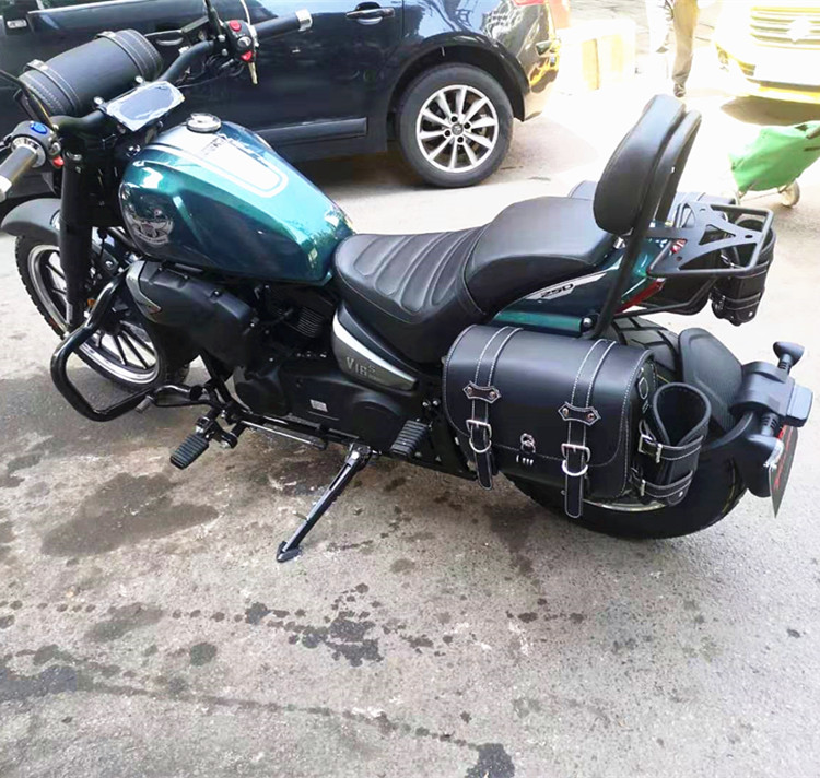 适用力帆v16s力帆250-r边包保险杠防摔杠护杠边箱后靠背尾架 定制