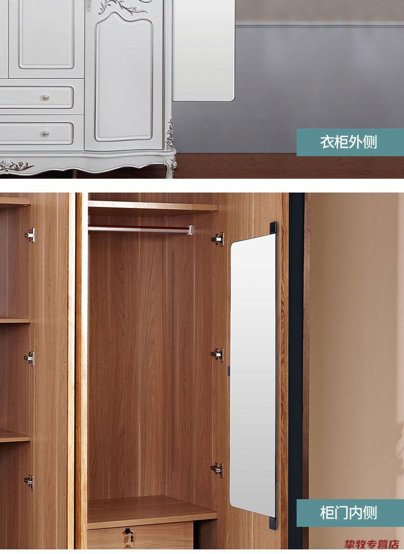 衣柜镜子推拉镜 衣柜镜子隐藏式 隐藏式穿衣镜衣柜镜子身镜内置翻转