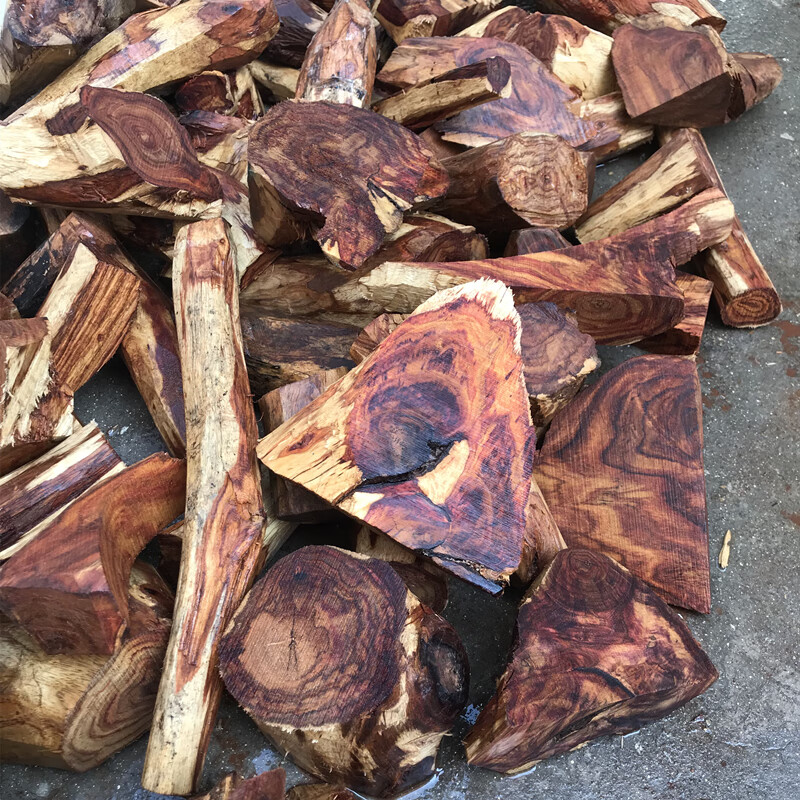 手串原料海黄油梨红木diy原木摆件 海黄木料(500克)很好【图片 价格