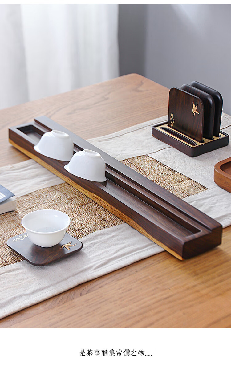 原同款茶具杯架 木杯架茶杯收纳架沥水茶具置物架笔架晾杯架杯托茶道