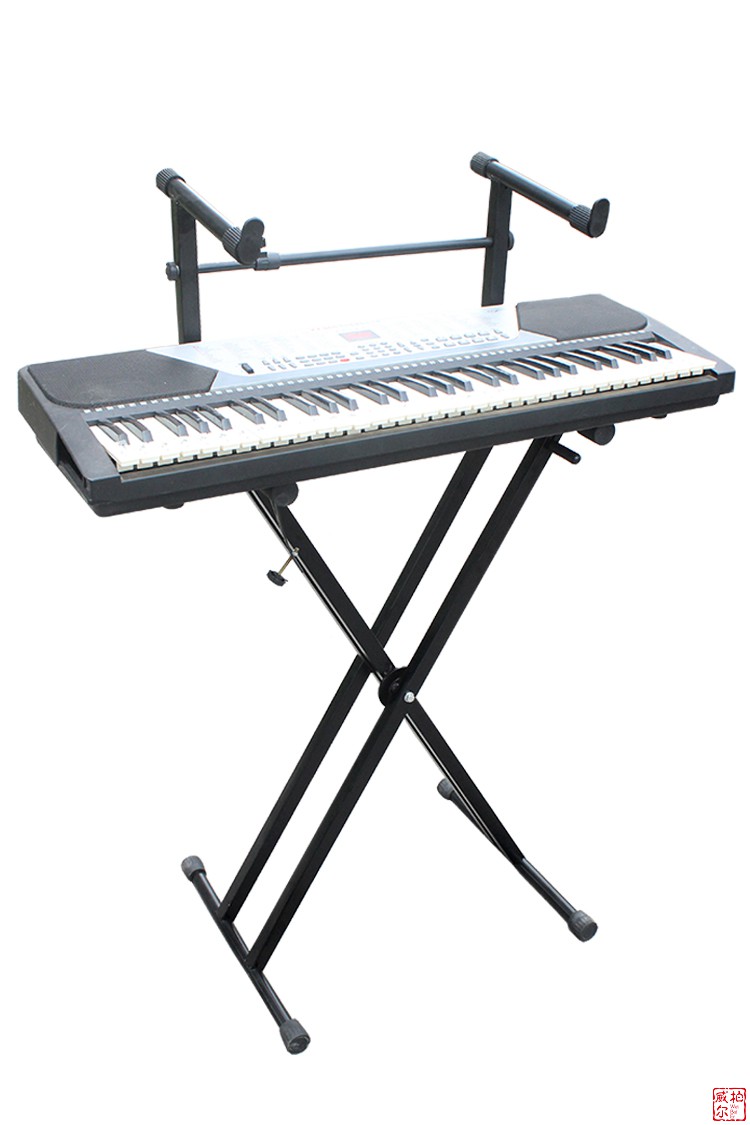 加粗手提式通用61键88键电子琴架子家用x架电钢支架古筝沙画台架三代
