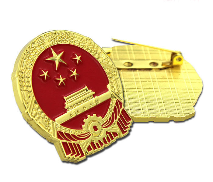 南山驹 立体中国金属徽章定做胸针胸章爱国领徽纪念章胸牌定制胸徽