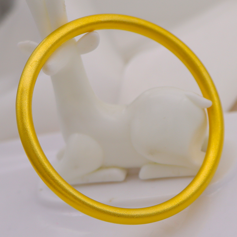 千福年手镯古法沙金传承女镀越南沙金镯子久首饰 5毫米传承手镯内径