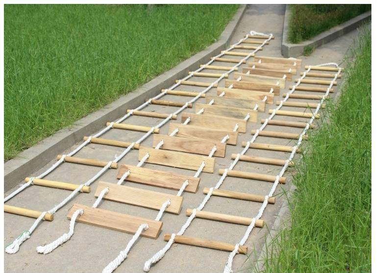 软梯绳梯尼龙软梯安全防滑软梯子户外攀爬工程梯救生逃生梯消防梯圆木