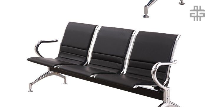 墨绩 银行大厅多人椅银行凳子医院用输液坐椅排椅三人位排椅机场