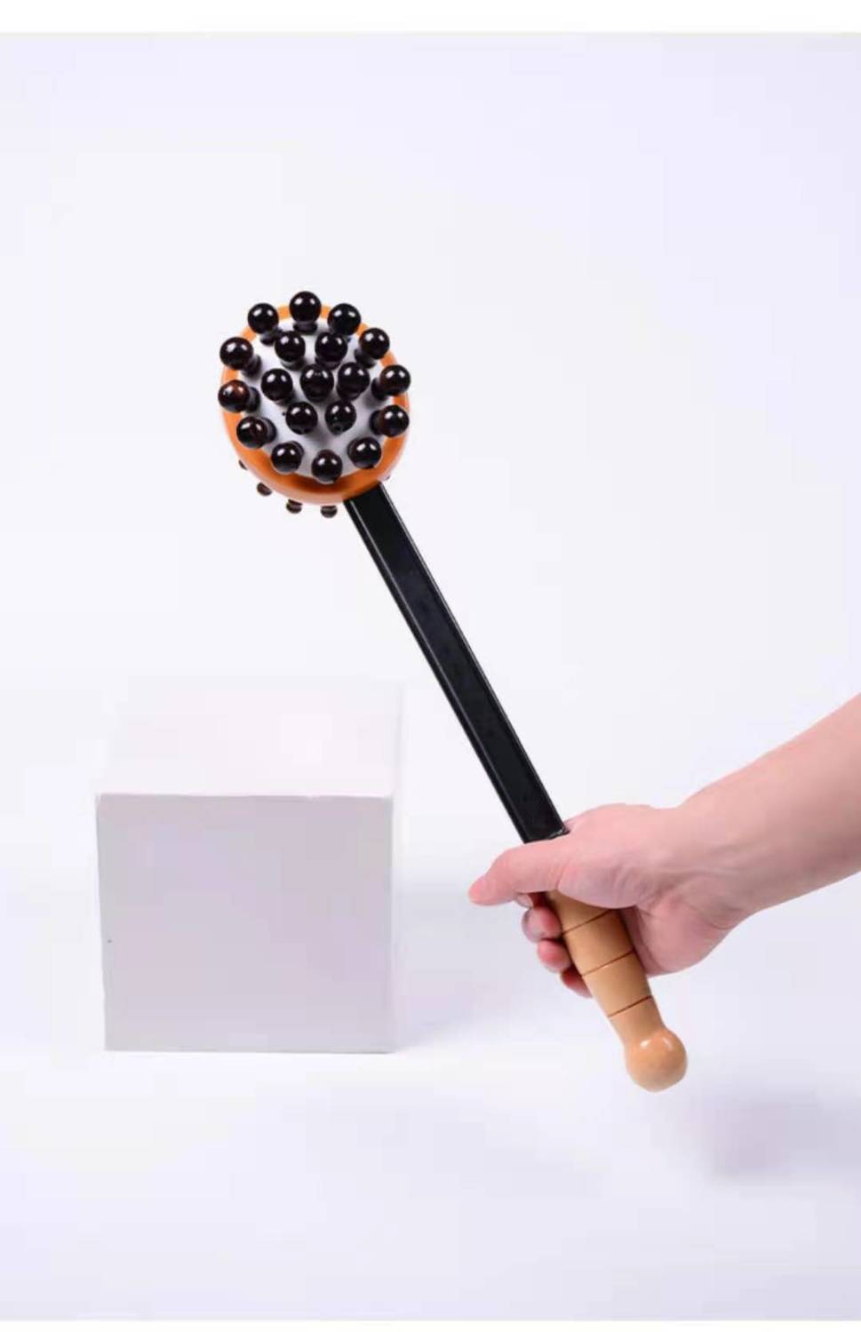 痒痒挠手持式捶背神器敲打按摩捶木质经络器拍打颈肩后背锤肩健身超级