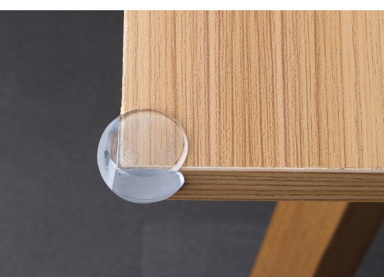 防撞角硅胶透明玻璃家具护角桌角柜子转角包边贴套防磕碰包角i大球