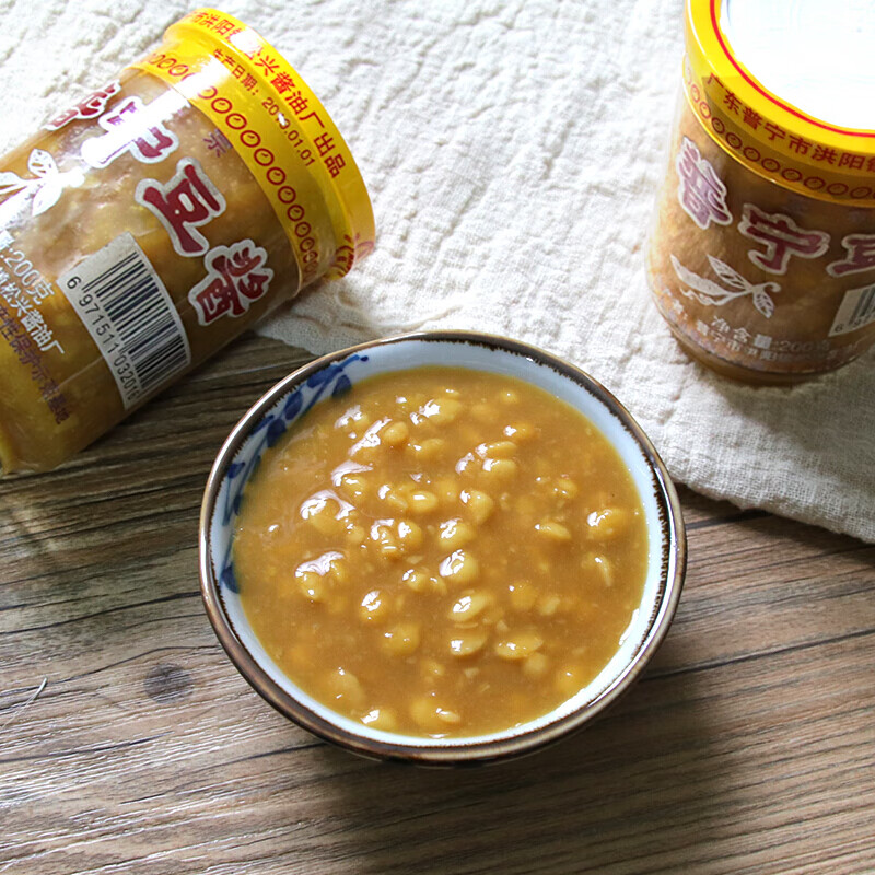 正宗郑松兴普宁豆酱200g*2瓶 老广的味道 潮汕特产黄豆酱豆瓣酱炒菜