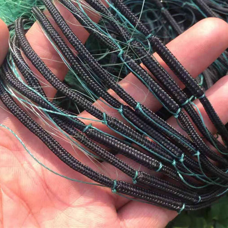 包坠绳坠三层渔网丝网鱼网绿丝挂网捕鱼网鲫鱼鲢鱼网柔丝加粗丝网 绳