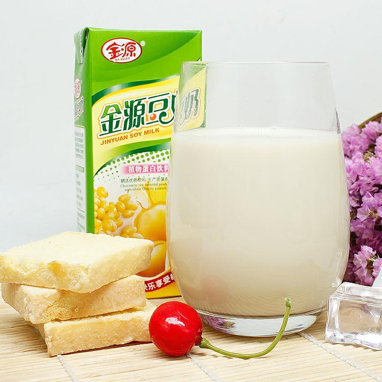 21年新货广西金源豆奶160ml20袋40袋植物蛋白豆奶饮料大豆磨制189mlx