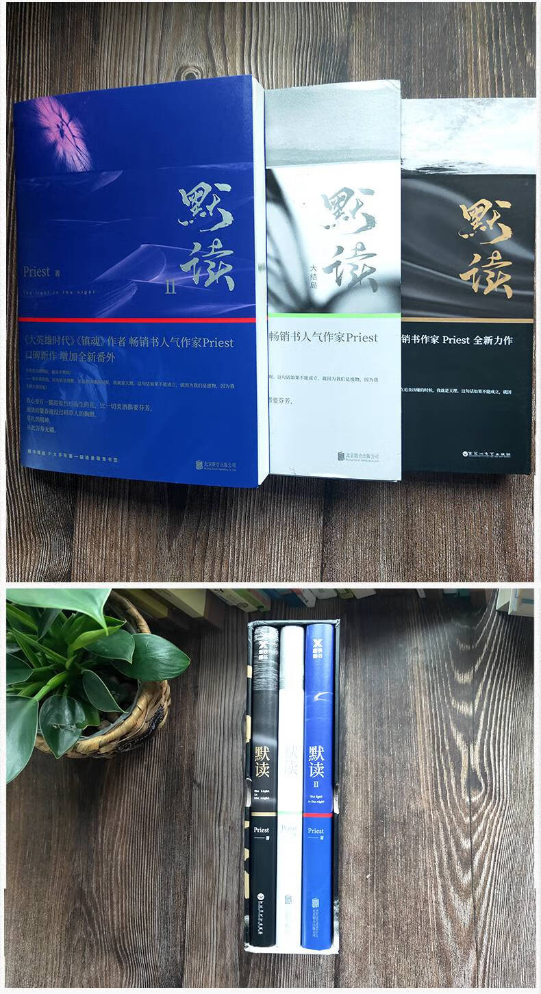 默读priest全集正版小说全套未删减版默读123实体书全3册无删减册第二