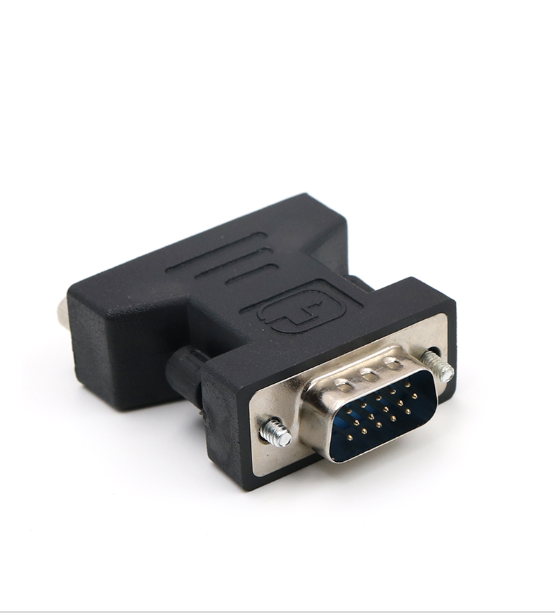 qadjg dvi转vga转接头转接线24 5电脑显示器转换器主机显卡接口公对母
