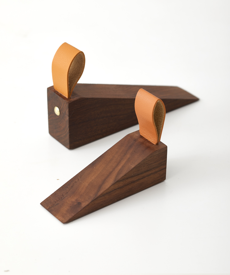 阻门器门阻顶门器堵门免打孔门楔挡门缝防关门档顶门防风可移动实木