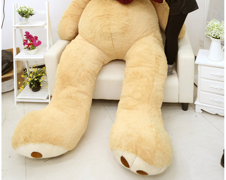 巨型布娃娃3米2大熊超大号公仔毛绒玩具泰迪熊猫玩偶睡觉抱抱熊女