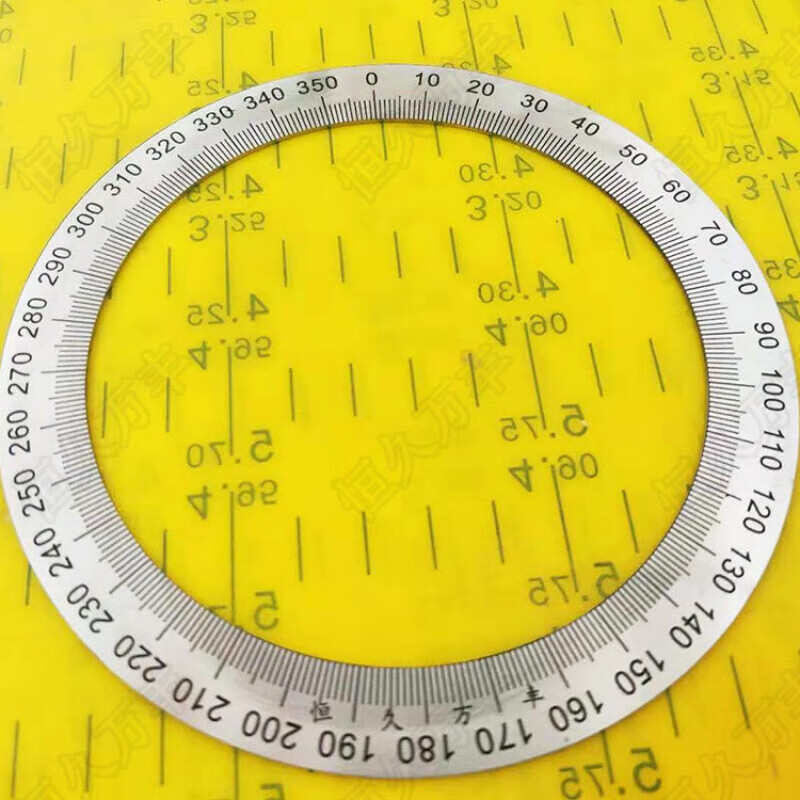 刻度盘不锈钢圆盘角度片机械配件13010111171301011刻度盘