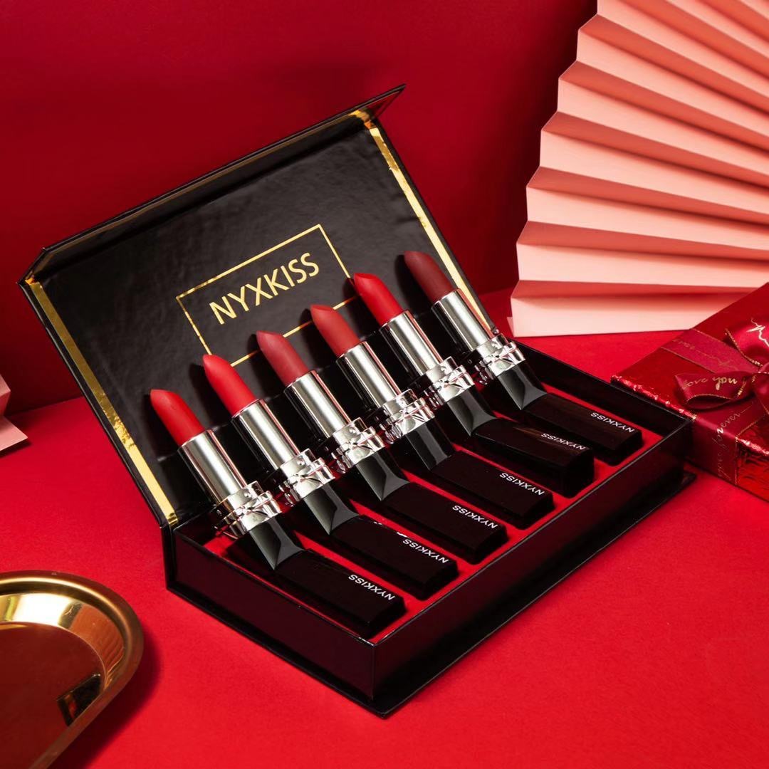 专柜李佳琦推荐口红套装哑光学生款女小样组合礼盒装新款6支口红套盒