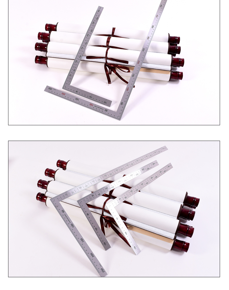 字画装裱工具有机塑料直尺t型尺裱画裁画长亚克力玻璃尺 t型1.