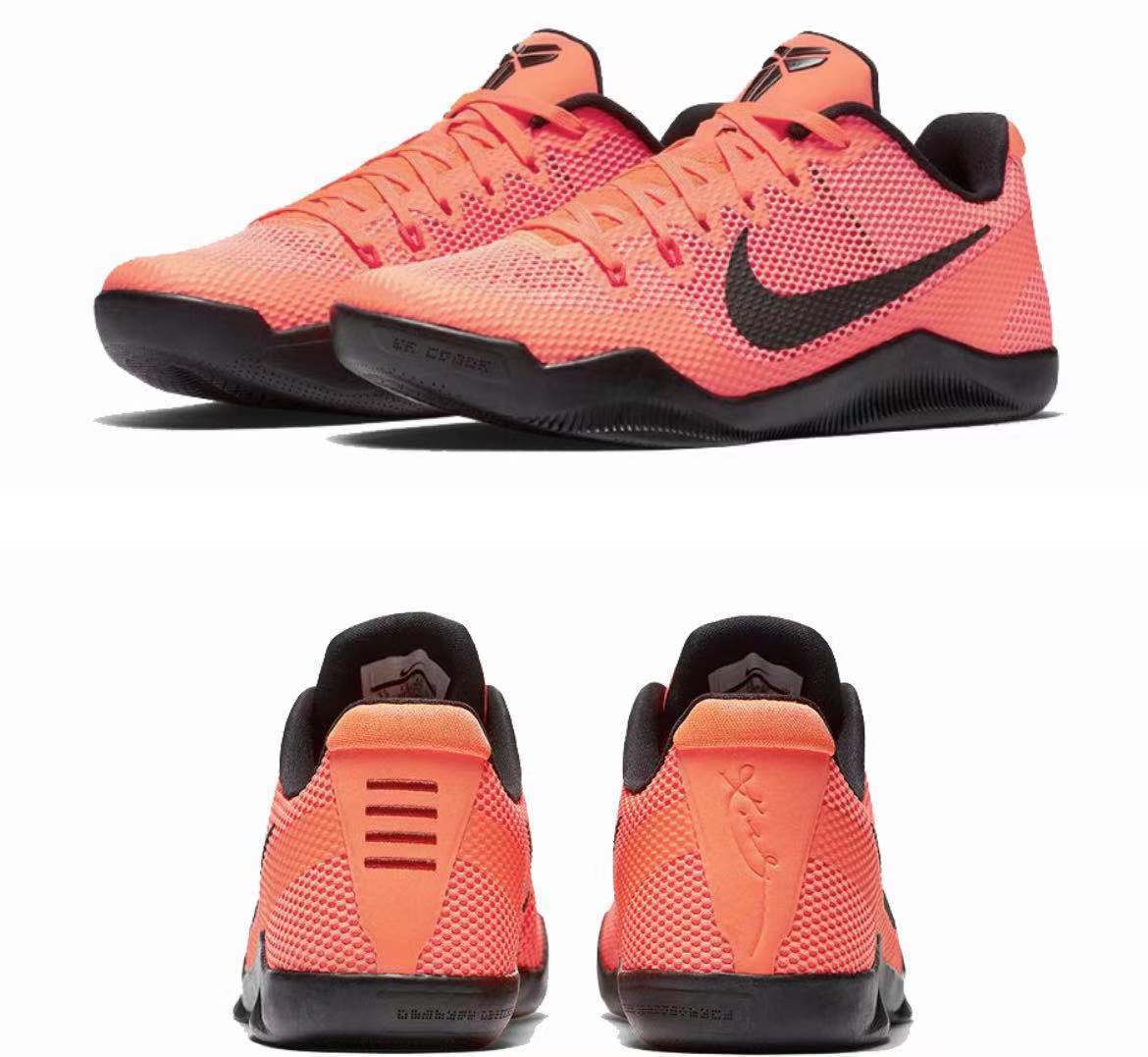 11代篮球鞋男12ad款气垫篮球鞋耐磨防滑运动鞋学生实战靴科比11代黑白