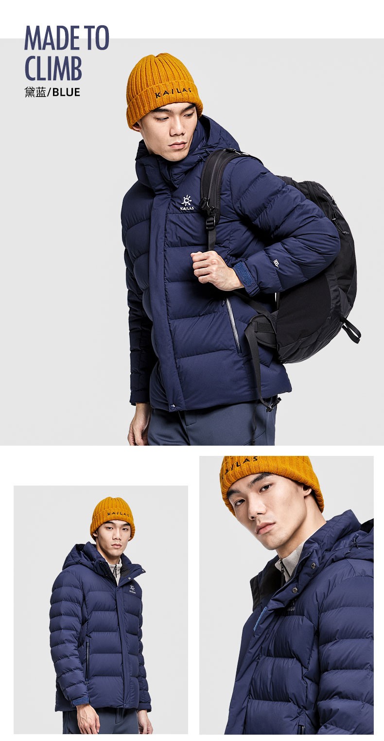 保暖加厚大鹅绒服800蓬中长款外套征途kg310228kg31022811062灰湖绿s