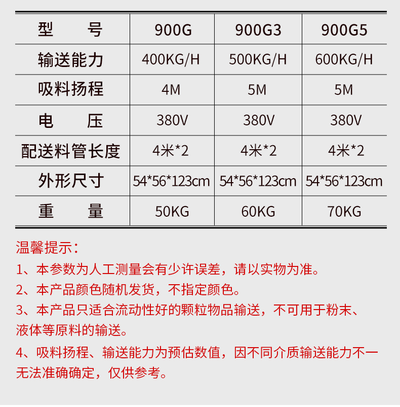 olad900g真空吸料机全自动塑料上料机分体式注塑机颗粒抽料机上料 900