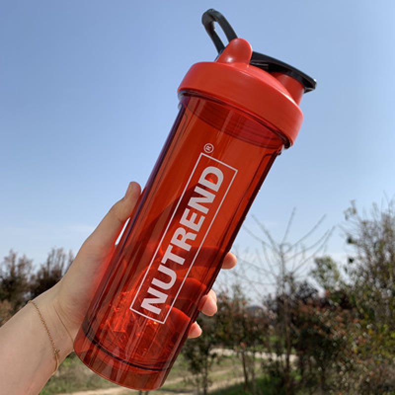 健身摇摇杯水杯健身杯摇摇杯健身运动奶昔杯水杯子蛋白粉搅拌球ins风