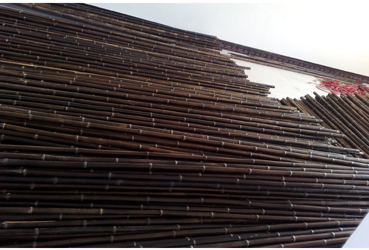 紫竹杆紫竹竿装饰菜园搭架装潢装修黑竹子篱笆跳舞防腐隔断屏风紫竹杆