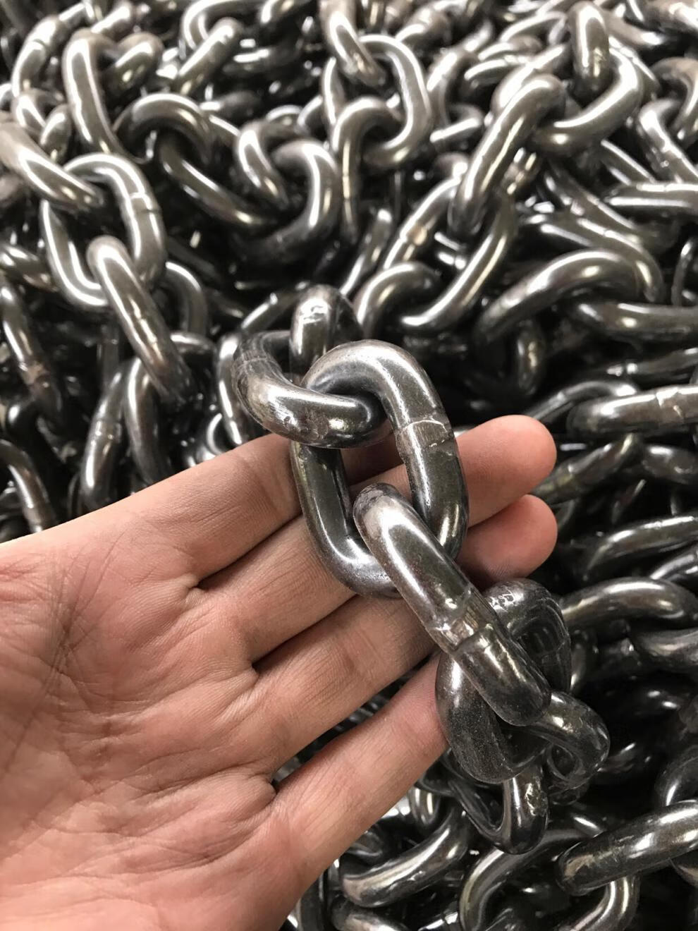 国标链条g80级锰钢起重吊索具铁链手拉葫芦链条桥用链条拖车链条 10mm