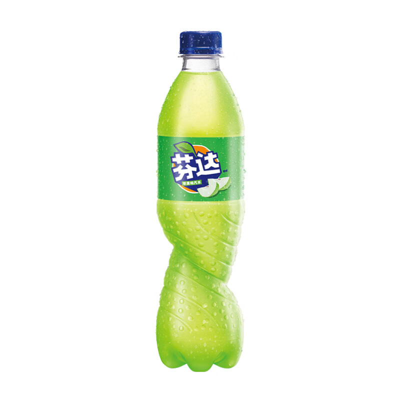 现货速发可口可乐芬达苹果味汽水碳酸饮料600ml12瓶整箱瓶装饮品汽水