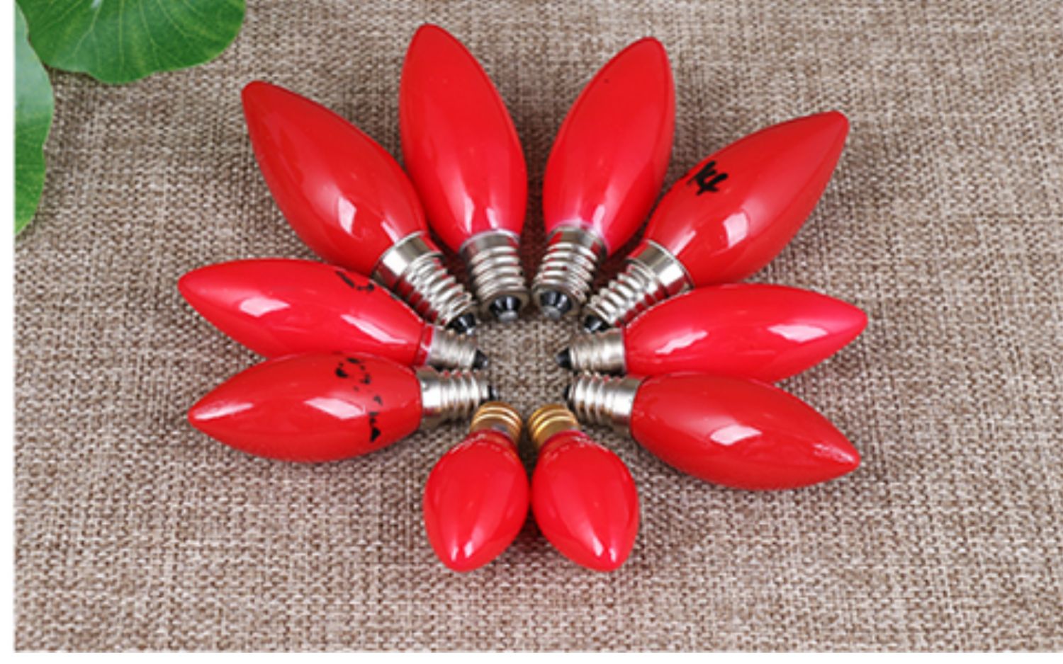 e12/e14红色灯泡 灯泡尖泡电烛灯泡灯莲花灯电蜡烛电香炉 钨丝灯泡e12